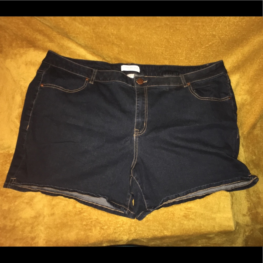 Lane Bryant Dark Jean Shorts size 24